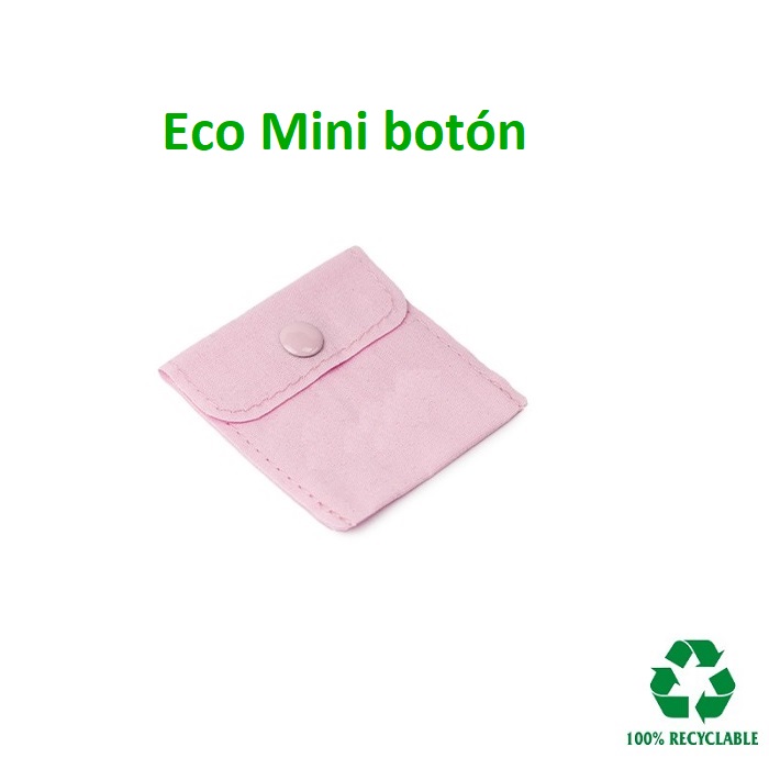 ECO Mini button bag 57x57 mm.