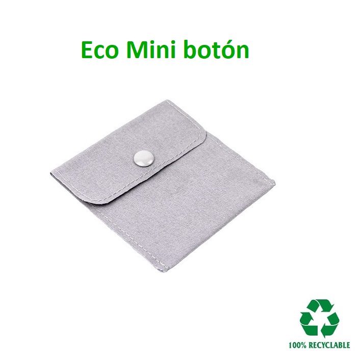 ECO Mini button bag 79x79 mm.