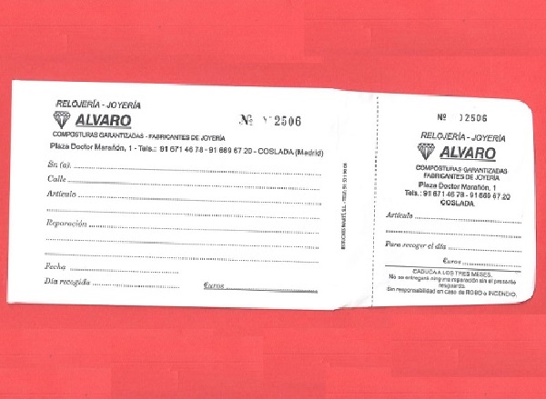 Sobre composturas estandar color blanco (1000uds)