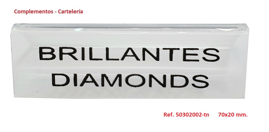 Cartel BRILLANTES / DIAMONDS