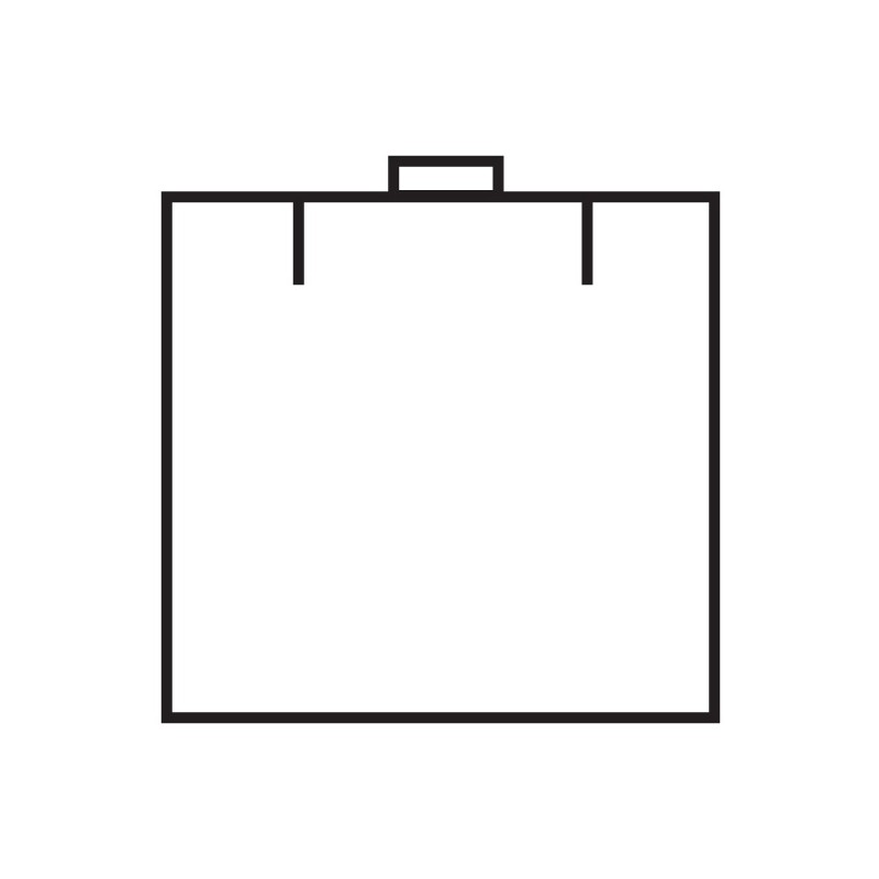 Estuche Oslo pendientes solapa 70x70x36 mm.