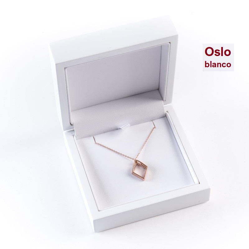 Estuche Oslo cadena colgante 90x90x36 mm.