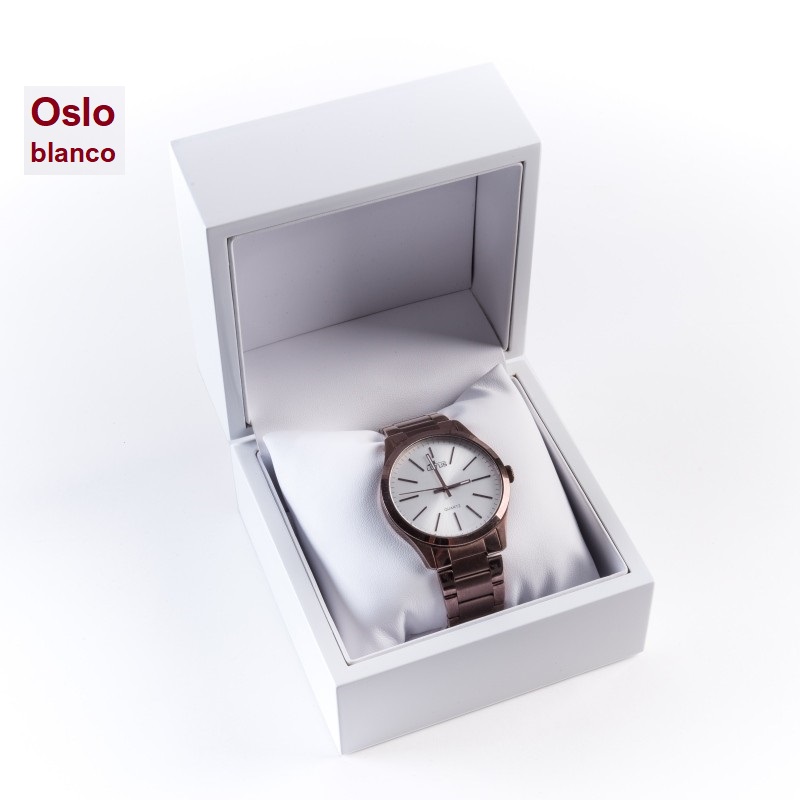 Estuche Oslo reloj cojín 110x110x80 mm. Estuche Oslo reloj cojín 110x110x80 mm.