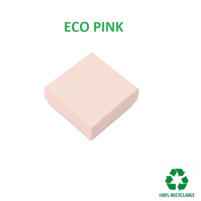 Caja Eco PINK pendientes 50x50x23 mm.