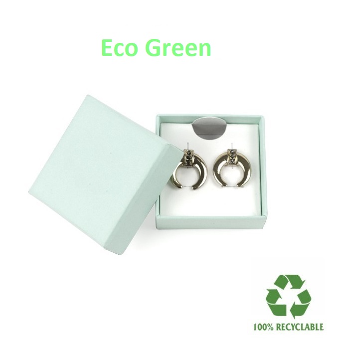 Caja Eco GREEN pendientes 50x50x23 mm.