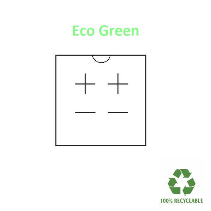 Caja Eco GREEN pendientes 50x50x23 mm. - Haga un click en la imagen para cerrar