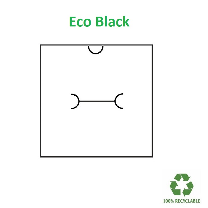 Eco BLACK box ring 51x51x33 mm.