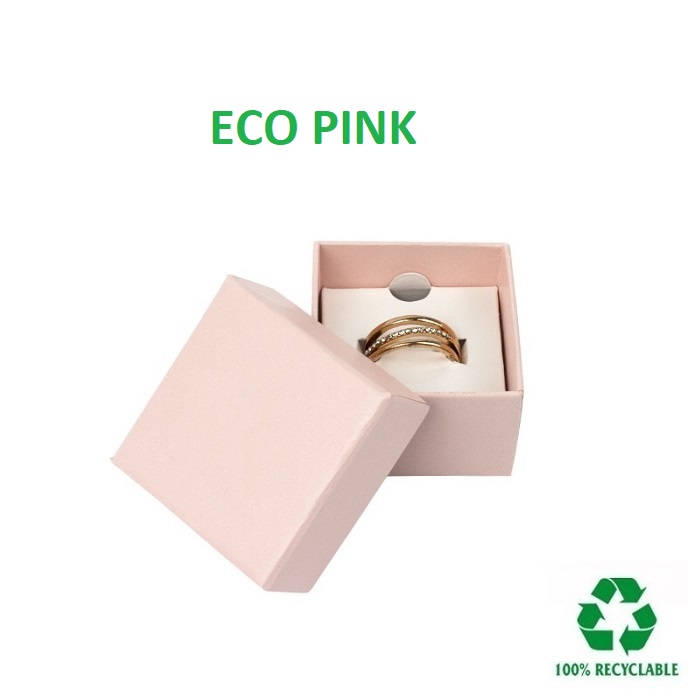 Eco PINK box ring 51x51x33 mm.