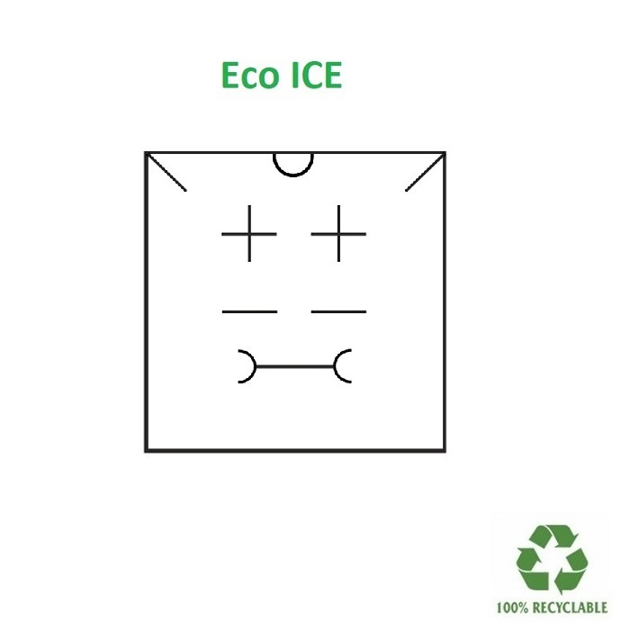 Caja Eco ICE juego (cadena colgante). 65x65x29 mm.