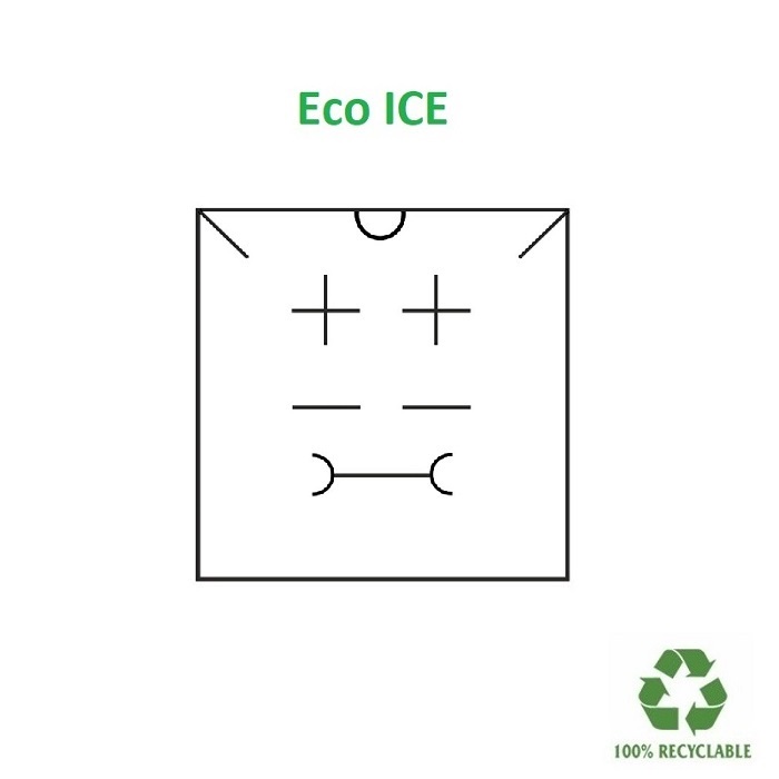 Eco ICE box pendant chain game 86x86x33 mm.