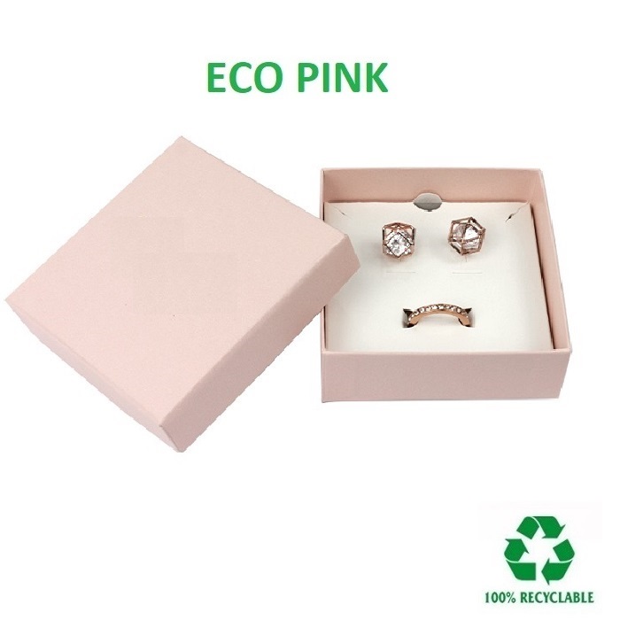Eco PINK box pendant chain game 86x86x33 mm.