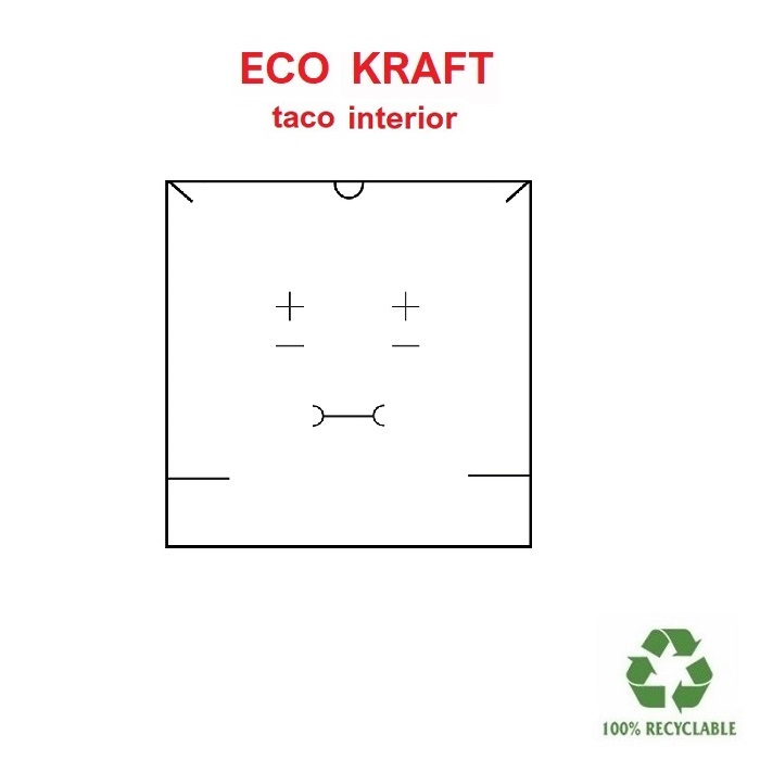 Caja Eco ICE Collar/aderezo 120x120x35 mm.