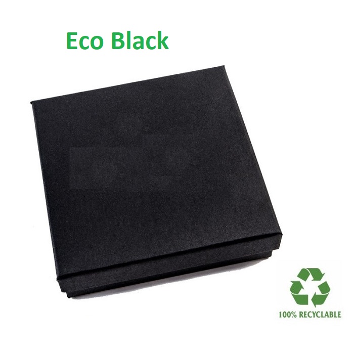 Caja Eco BLACK collar/sortija/pendientes/pulsera.