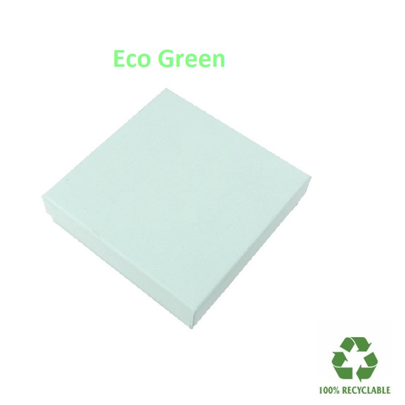 Caja Eco GREEN Collar/aderezo 120x120x35 mm.