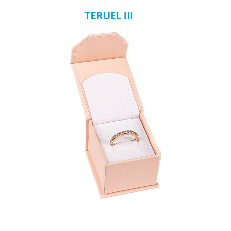 Teruel III ring-earring case 48x54x40 mm.