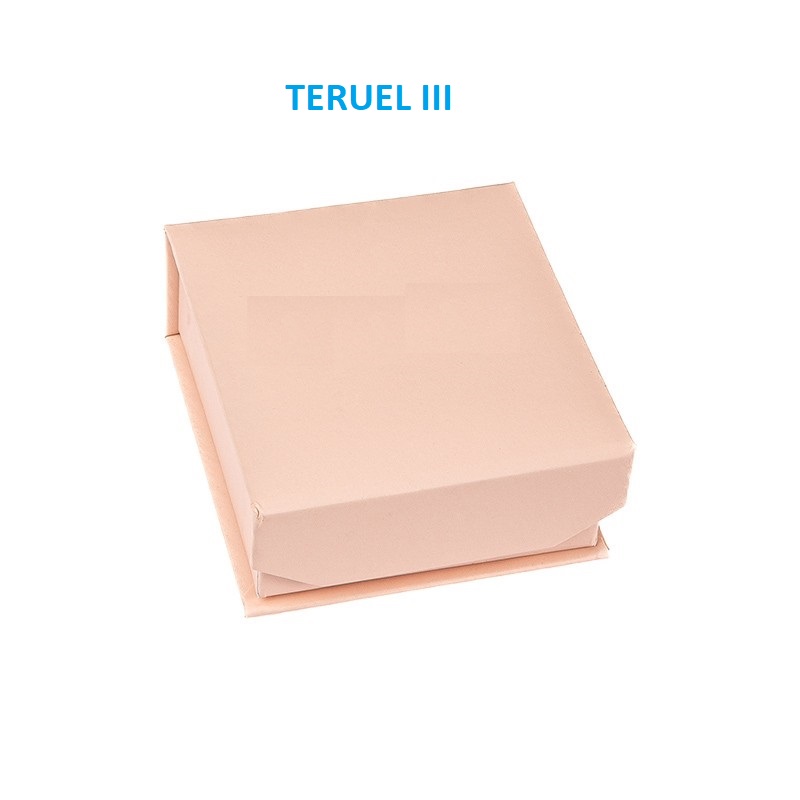 Estuche Teruel III juego + cadena/colgante 65x72x31 mm.