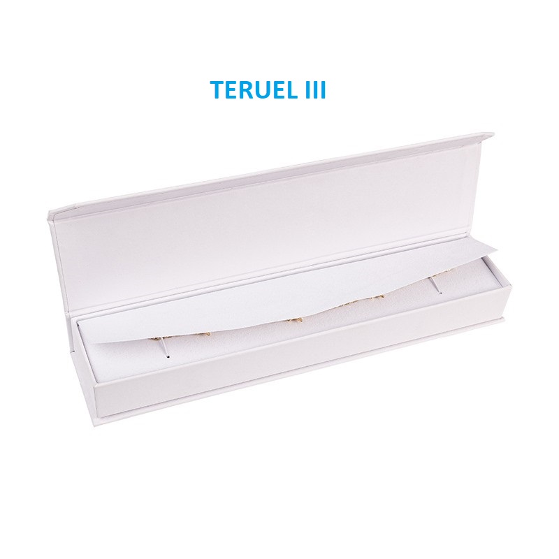 Estuche Teruel III, pulsera extendida 227x52x30 mm.