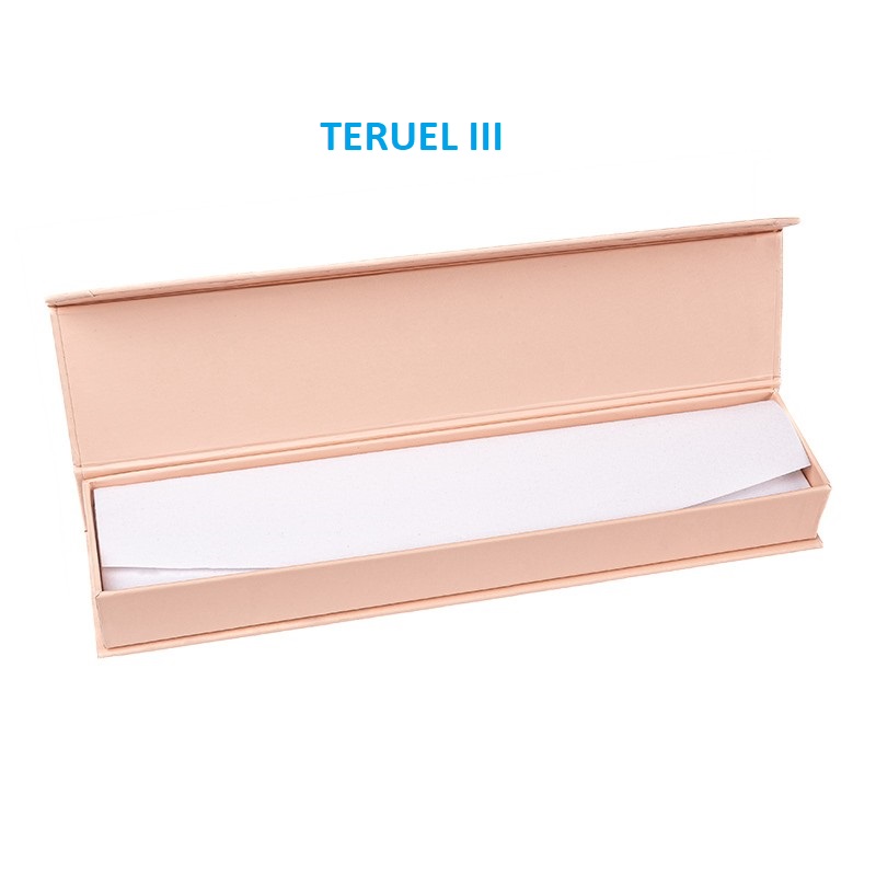 Estuche Teruel III, pulsera extendida 227x52x30 mm.