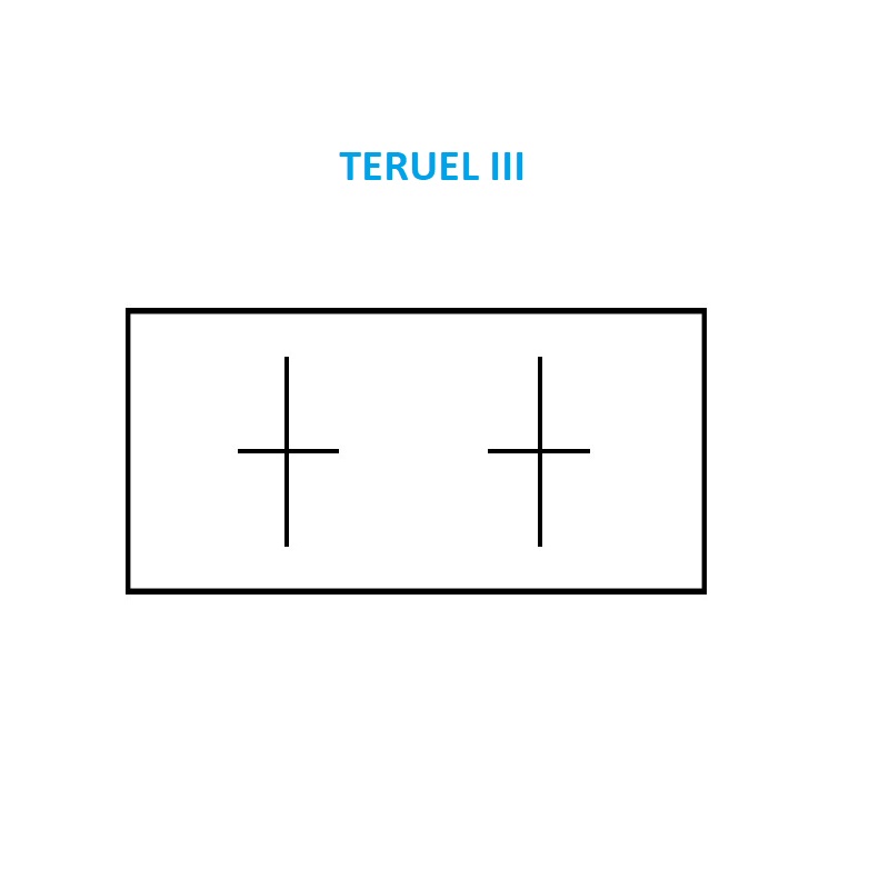 Estuche Teruel III, alianzas / pendientes 68x47x35 mm. - Haga un click en la imagen para cerrar