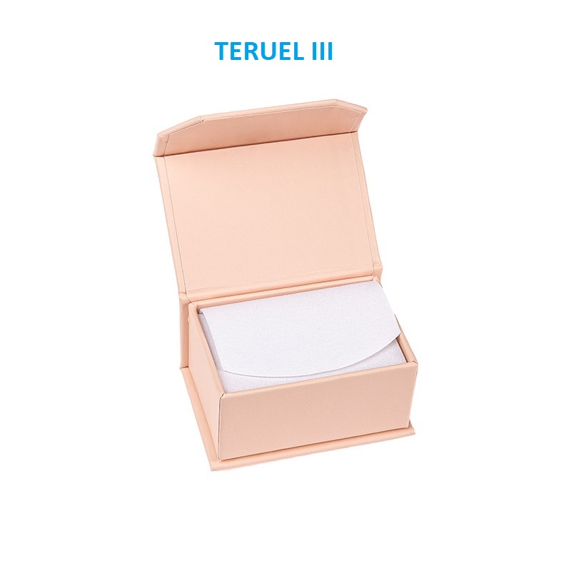 Estuche Teruel III, alianzas / pendientes 68x47x35 mm.