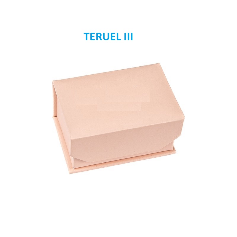 Estuche Teruel III, alianzas / pendientes 68x47x35 mm.