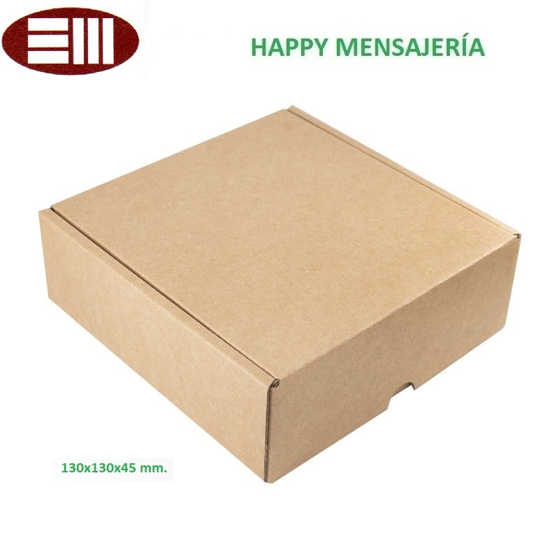 Caja Happy mensajería 130x130x45 mm