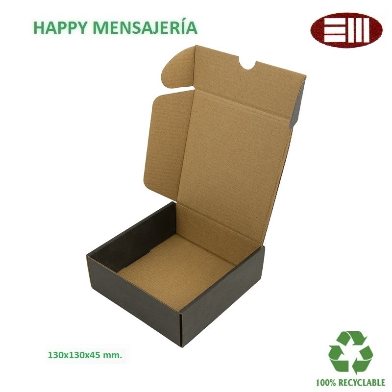 Caja Happy mensajería 130x130x45 mm