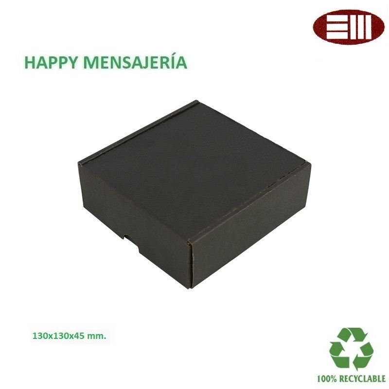 Caja Happy mensajería 130x130x45 mm