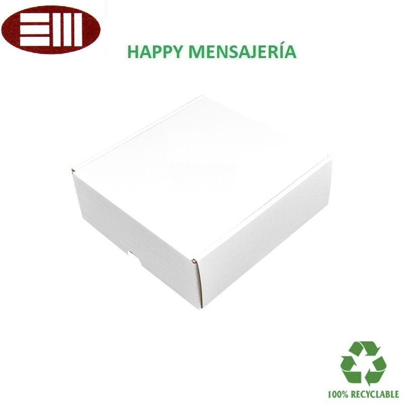 Caja Happy mensajería 175x175x60 mm