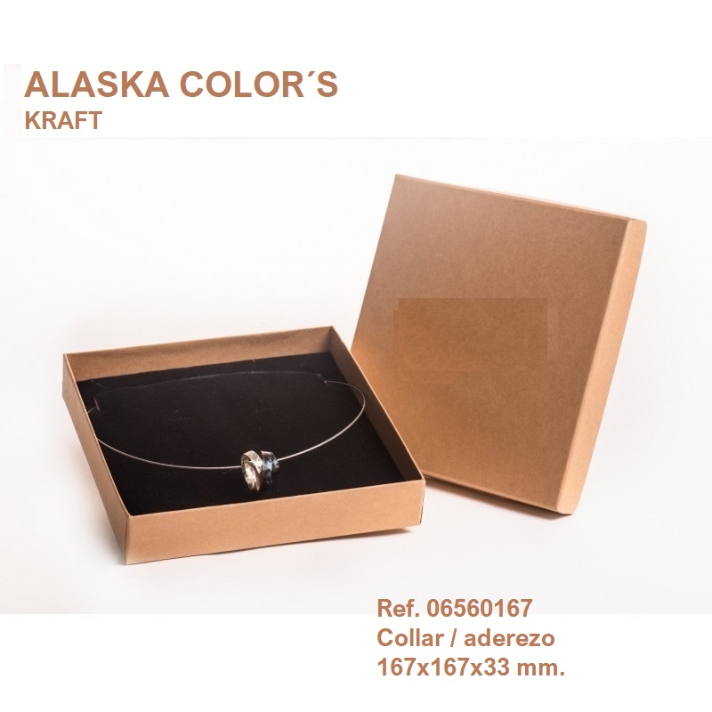 Alaska Color´s KRAFT collar - aderezo 167x167x33 mm.