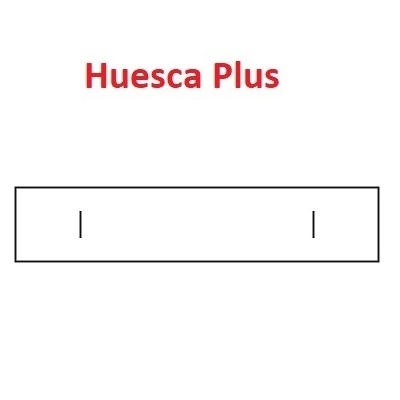 Caja Huesca Plus pulsera extendida 233x53x27 mm - Haga un click en la imagen para cerrar