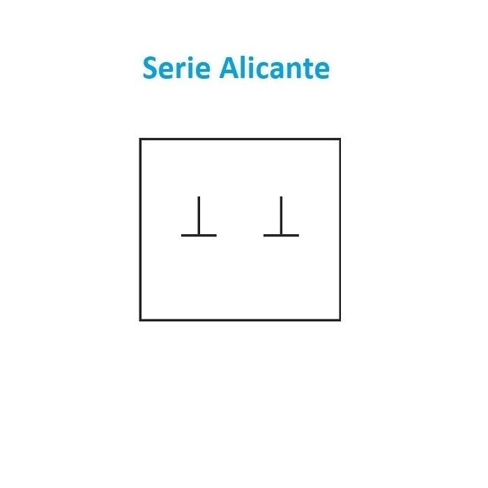 Estuche Alicante pendientes presión 47x50x37 mm.