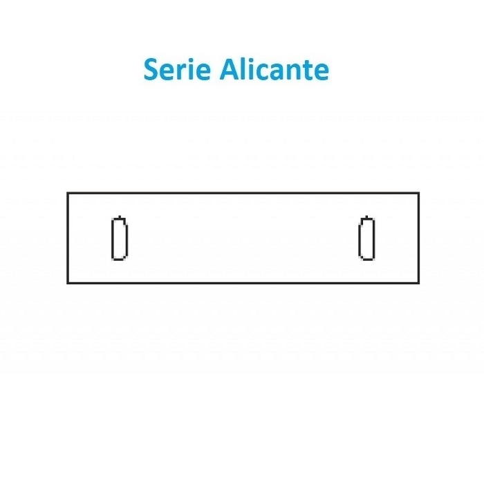 Estuche Alicante Pulsera extendida 218x54x22 mm.