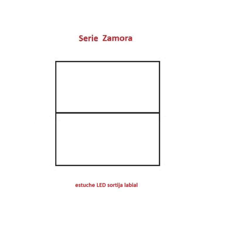 Estuche Zamora LED sortija labial 60x65x50 mm.