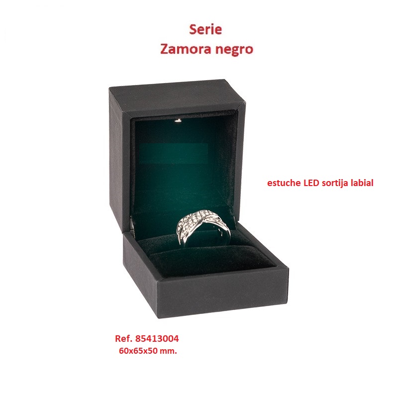 Estuche Zamora LED sortija labial 60x65x50 mm.