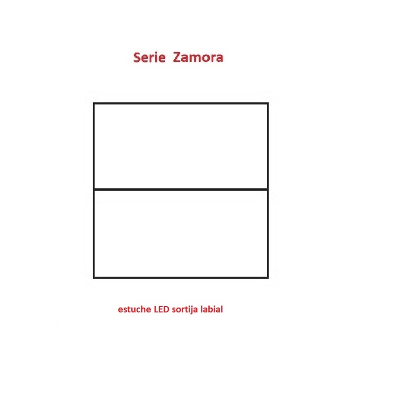 Estuche Zamora LED sortija labial 60x65x50 mm.
