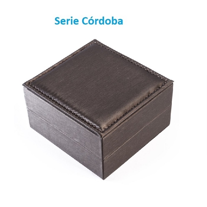 estuche Córdoba juego (pendientes y sortija) 91x97x55 mm.