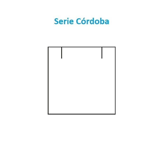 estuche Córdoba cadena colgante/medalla 91x97x55 mm.