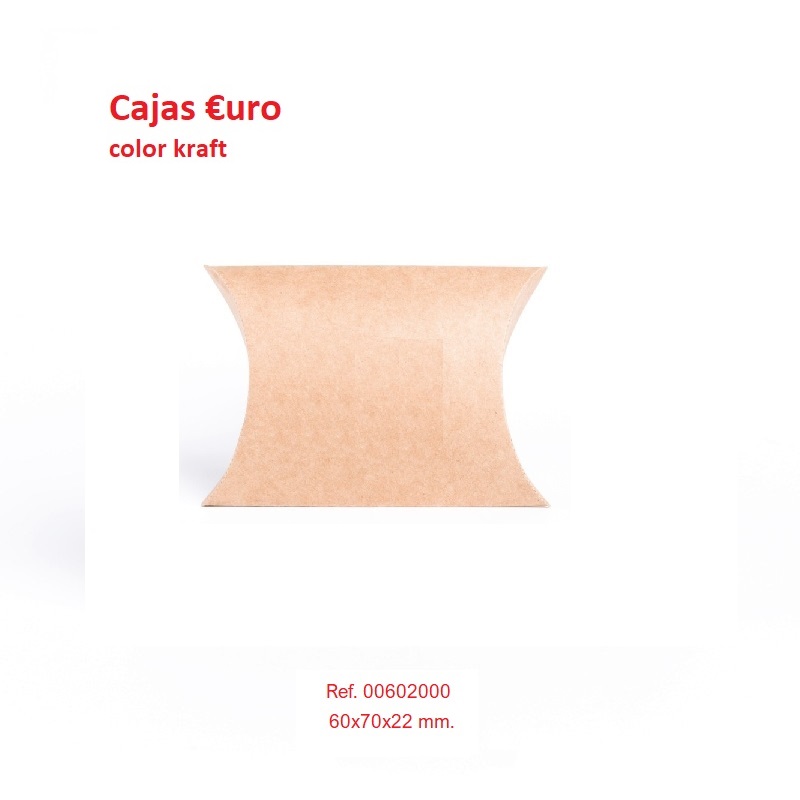 Caja/sobre Euro multiuso 60x70x22 mm.