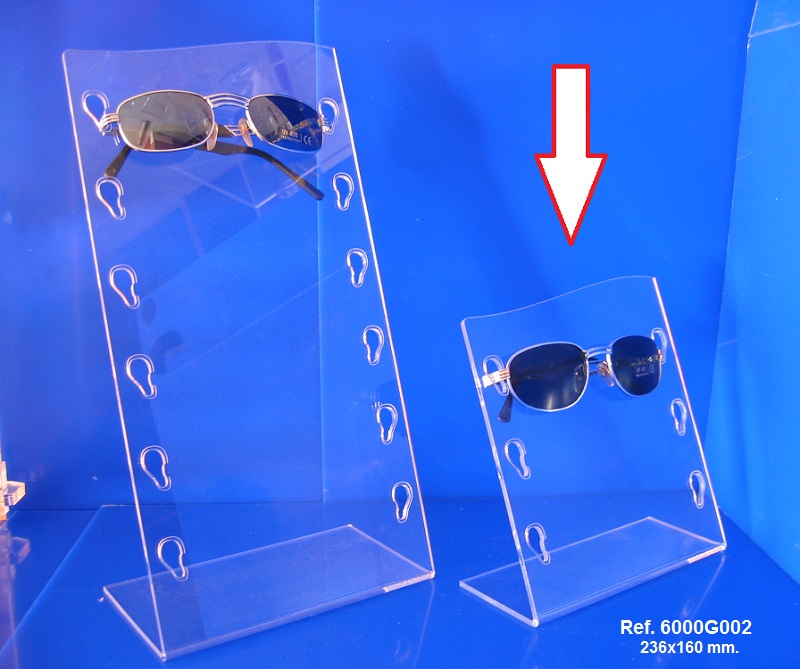 Expositor Plexi 3 gafas plegadas