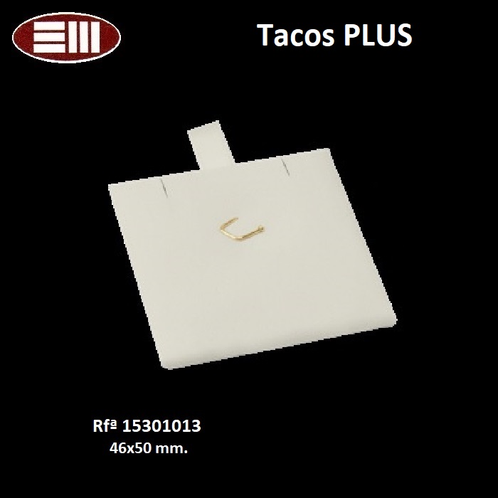 Taco Plus cadena colgante + gancho 46x50 mm.