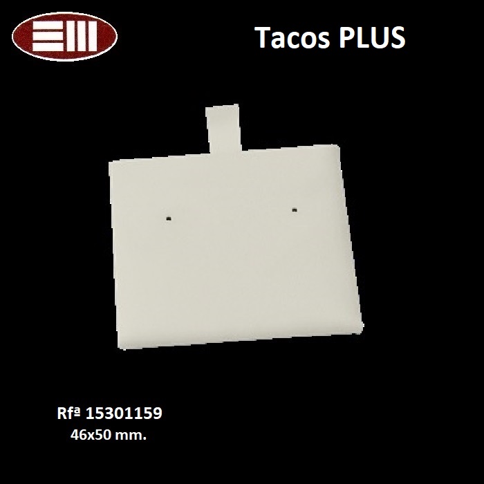 Taco Plus pressure earrings 46x50 mm.
