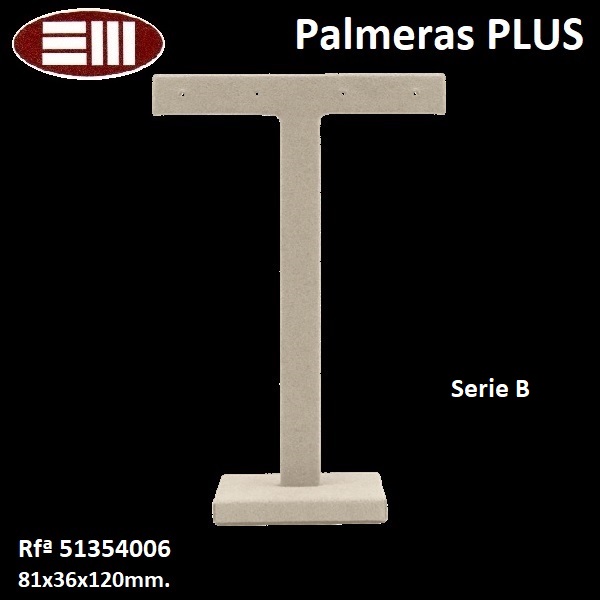 Palmera pendientes serie "B" 81x36x120 mm.