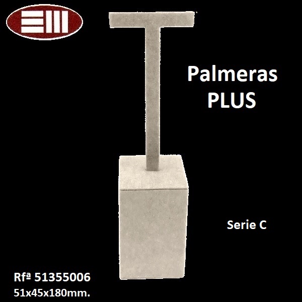 Palmera pendientes serie "C" 51x45x180 mm.