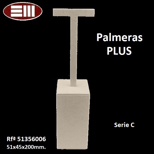 Palmera pendientes serie "C" 51x45x200 mm.