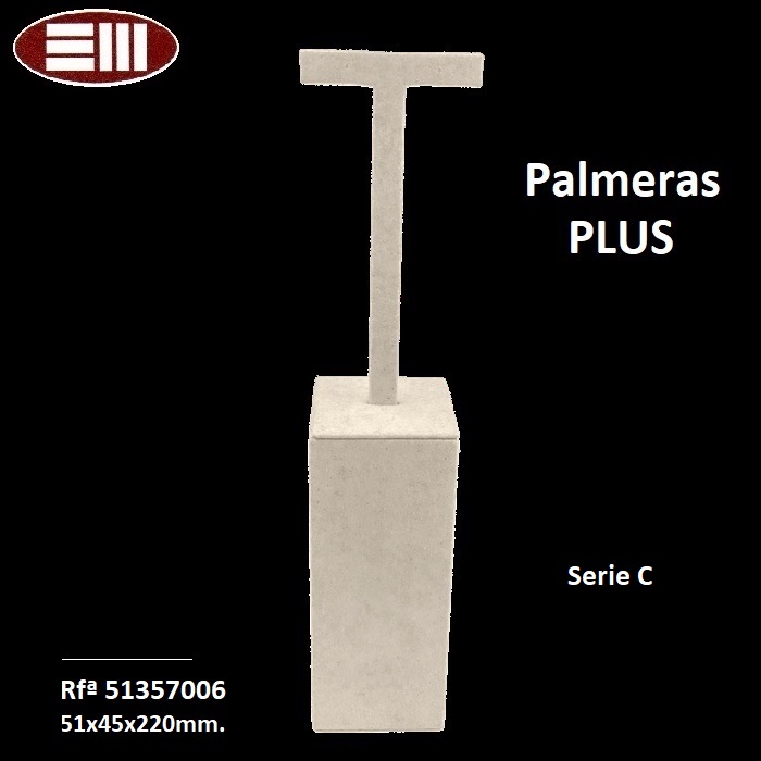 Palmera pendientes serie "C" 51x45x220 mm.