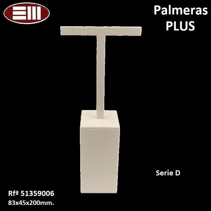 Palm tree earrings series "D" 83x45x200 mm.