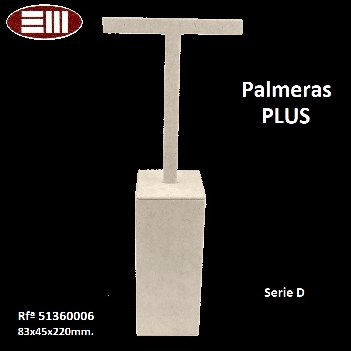 Palm tree earrings series "D" 83x45x220mm.