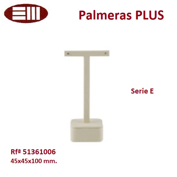 Palm tree earrings series "E" 45x45x100 mm.