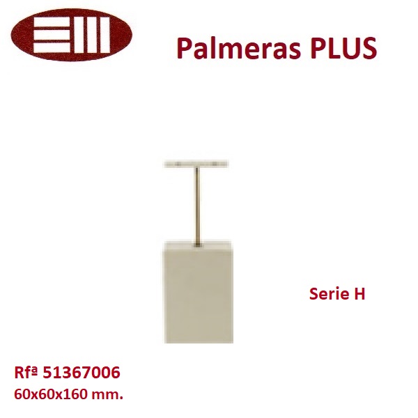 Palmera pendientes serie "H" 60x60x160 mm. Palmera pendientes serie "H" 60x60x160 mm.